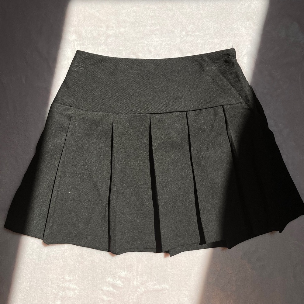h&m pleated mini skirt 2